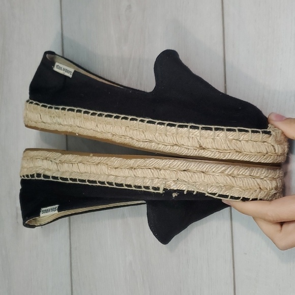 Anthropologie Soludos Womens Espadrille Platform Loafers slip on shoes sz 8.5 - Picture 9 of 11